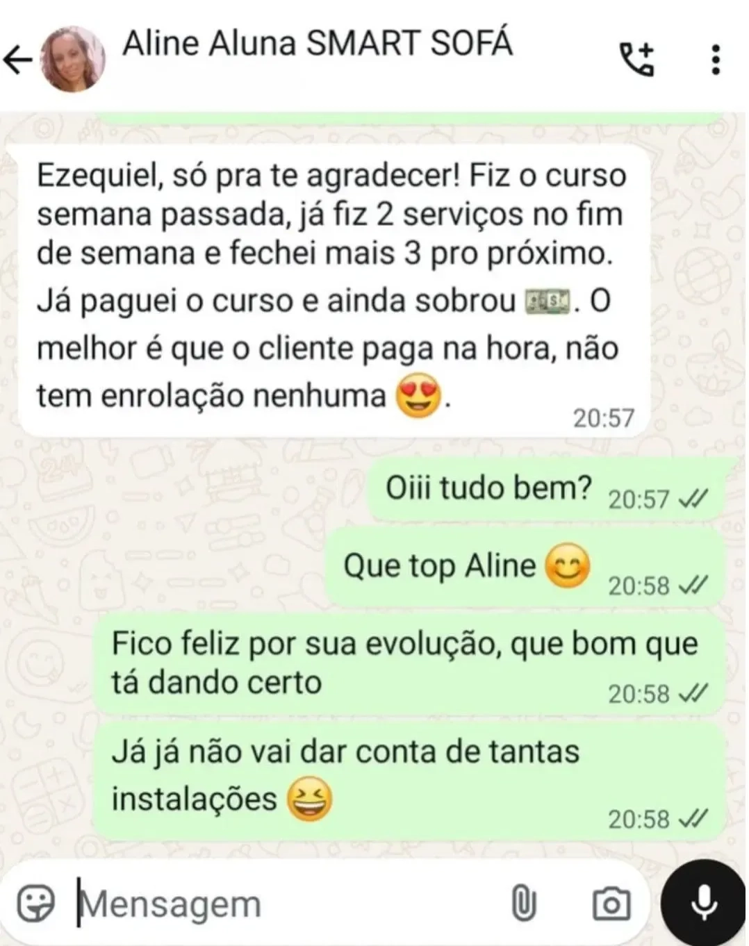 Depoimento Aline